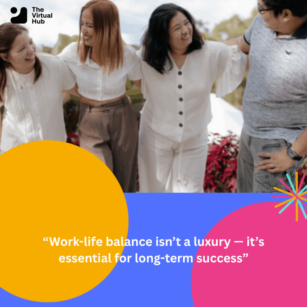 Workmates sharing a work-life balance relationship