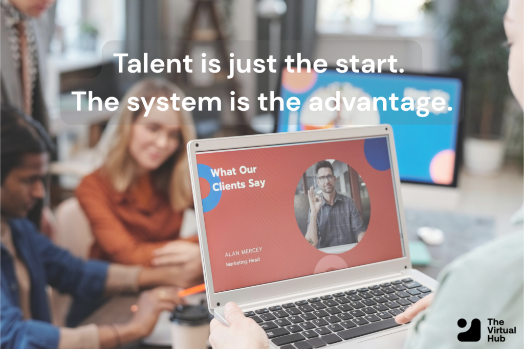 executive planning strategy with digital overlays, professional environment