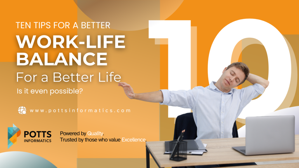 Startup founder using digital marketing tips for work life balance